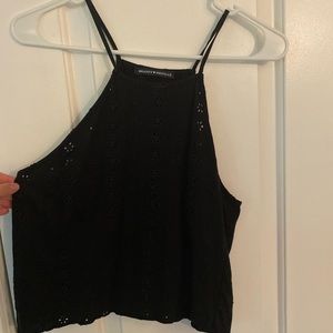 Brandy Melville high neck black tank